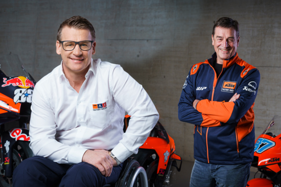 Pit Beirer, KTM Motorsports Director und Kurt Trieb, KTM Factory Racing