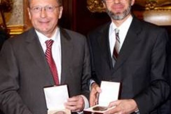 Bild: Die Preisträger Palese (li.) und Zagler Foto: ÖGV