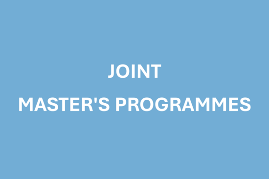 Joint Master's Programmes