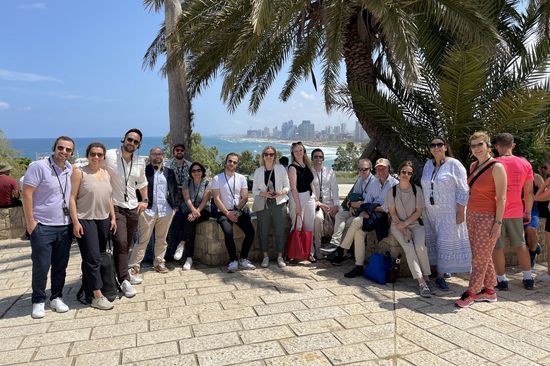 Gruppenfoto in Altstadt Jaffa