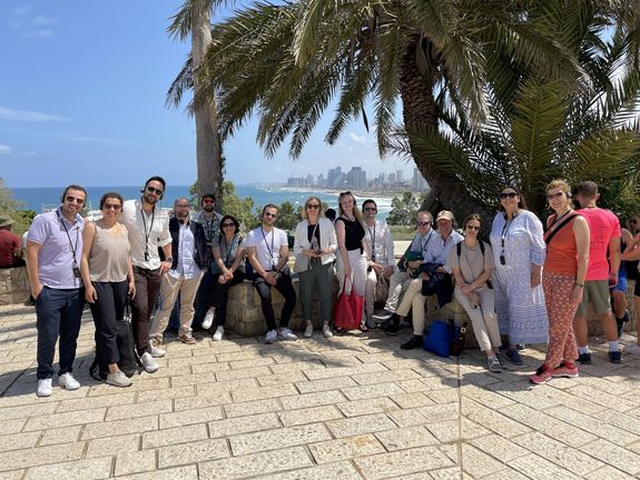 Gruppenfoto in Altstadt Jaffa