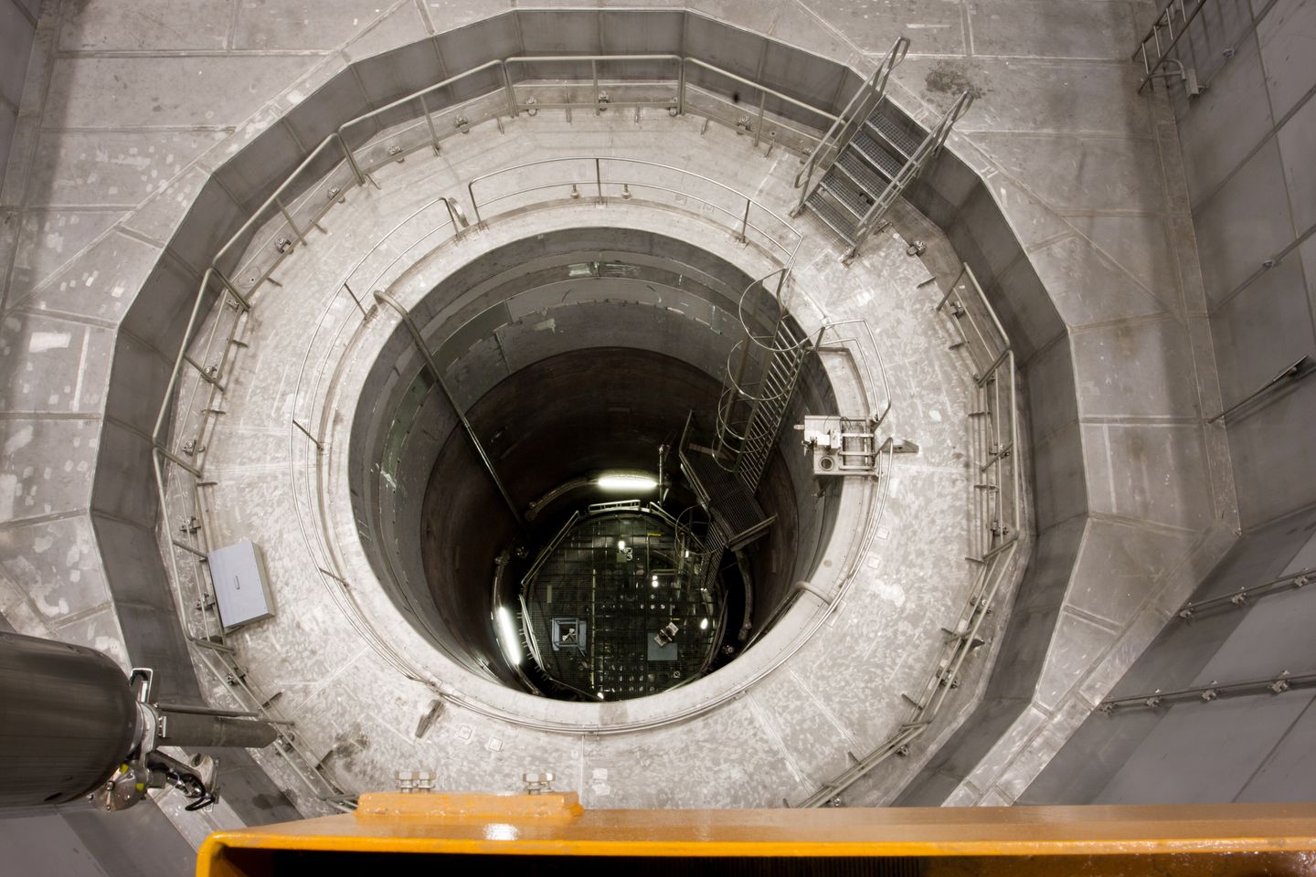 View into the reactor pressure vessel of Zwentendorf Nuclear Power Plant