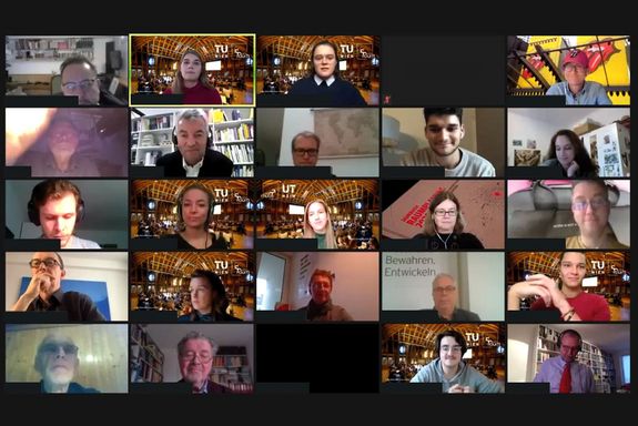 Videokonferenz-Screenshot