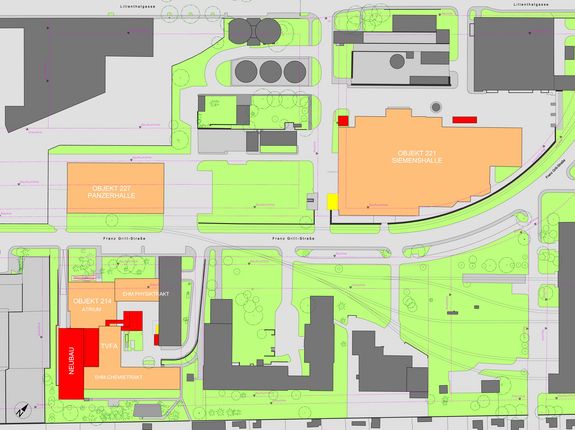 Science Center Areal - Lageplan