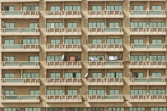 Frontfassade von einem Haus