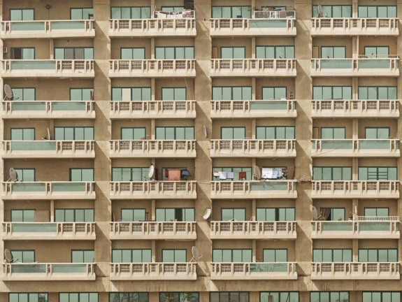 Frontfassade von einem Haus