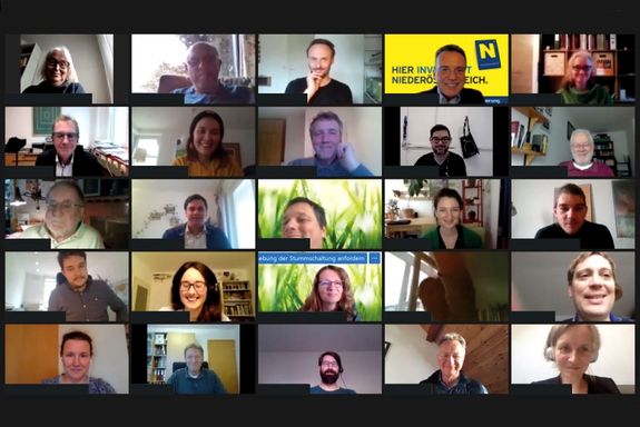 Videokonferenz-Screenshot