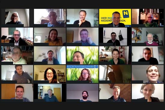 Videokonferenz-Screenshot