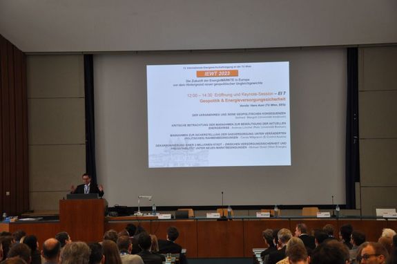 Prof. Hans Auer vom Organisationsteam.