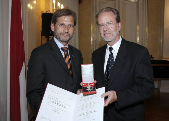 Johannes Hahn mit Johann Litzka (Foto: Haslinger) Johannes Hahn mit Johann Litzka (Foto: Haslinger)