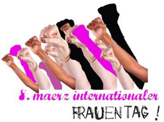 Sujet zum Weltfrauentag des Frauenreferats der HTU.