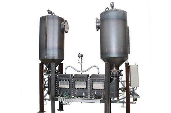 Dynamischer Hochtemperaturwärmespeicher der TU Wien für Abwärme von 400 bis 800°C