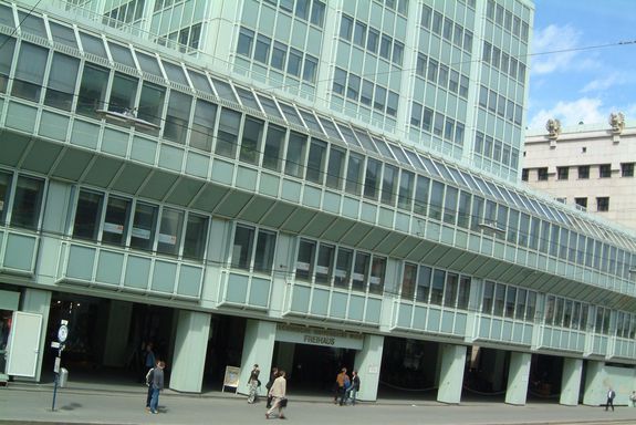 Blick stadteinwärts