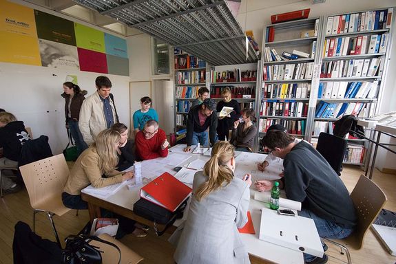 Studierende beim Workshop