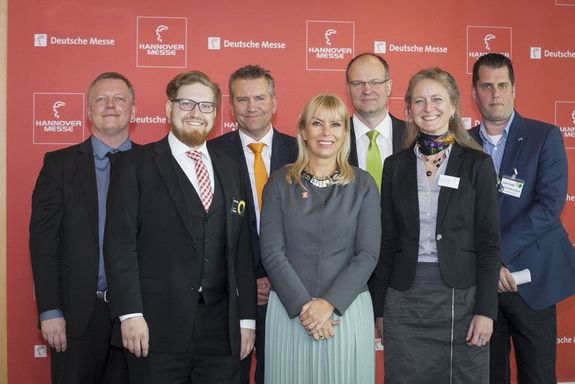 Sensorlose Magnetlager - eine große Attraktion am TU-Messestand. (Foto: TU Wien | Barbara Kusebauch)