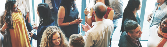 Picture of talking people