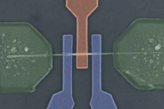 microscope picture of the transistor
