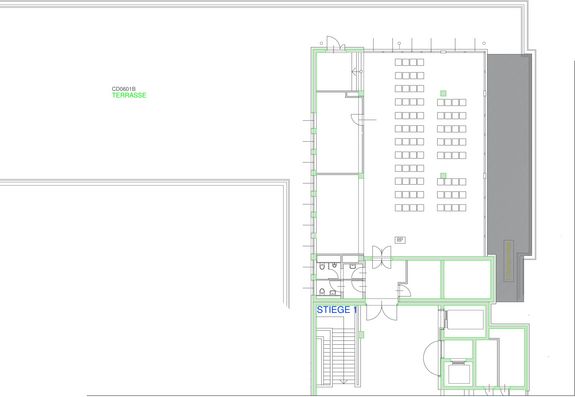 Kontaktraum CAD Layout cinema seating