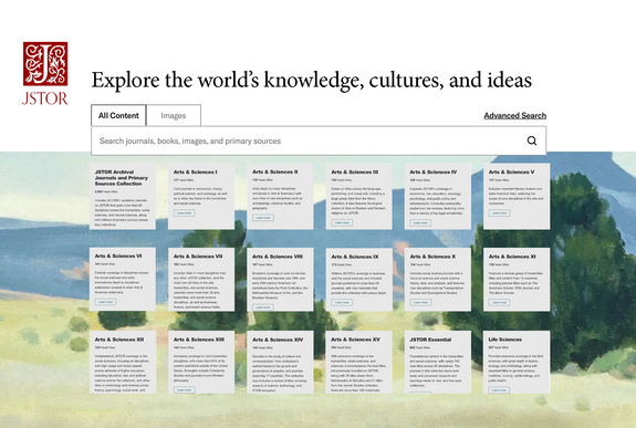 JSTOR platform