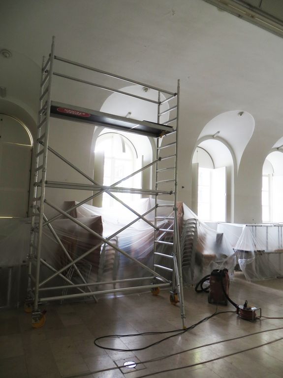 Sanierung im Prechtlsaal