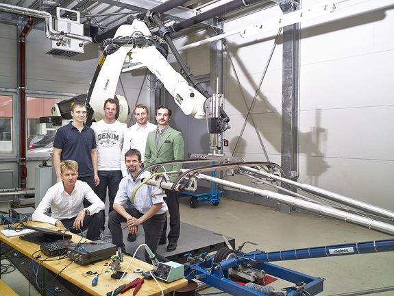 Hinten (v.l.n.r.): Emir Talic, Guilherme Aschauer, Christian Saliger, Maximilian Schubert; vorne (v.l.n.r.): Stefan Jakubek, Alexander Schirrer