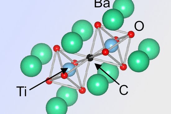 Bariumtitanat - mit eingebautem Kohlenstoff