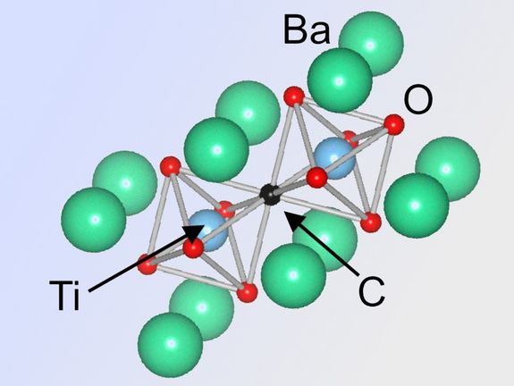 Bariumtitanat - mit eingebautem Kohlenstoff
