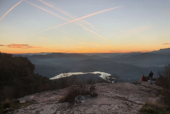 Berge mit See