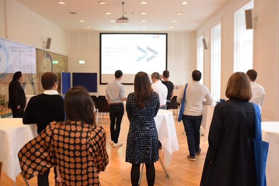 Faculty, Program Management and Students at the Welcome Reception