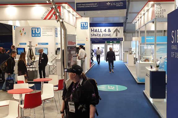TU Wien stand at the FIA 2022