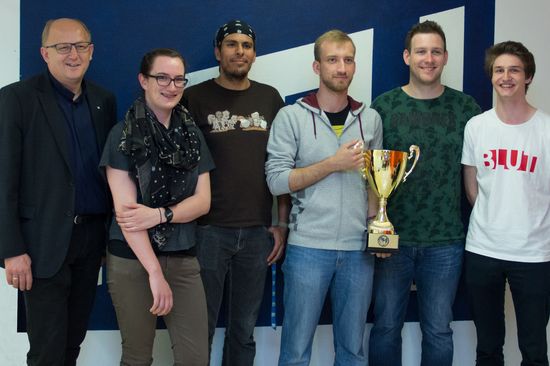 Martin Mader, Anna Klampfer, Abd El Hamid Lashin, Davor Frkat, Bernhard Trabauer, Matthias Schwertner (v.l.n.r.)