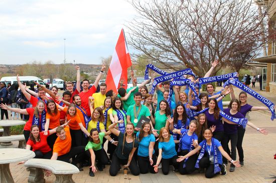 Gruppenfoto des TU-Chors