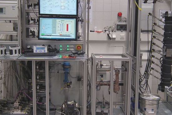 [Translate to English:] Versuchsanlage HylyPure an der TU Wien