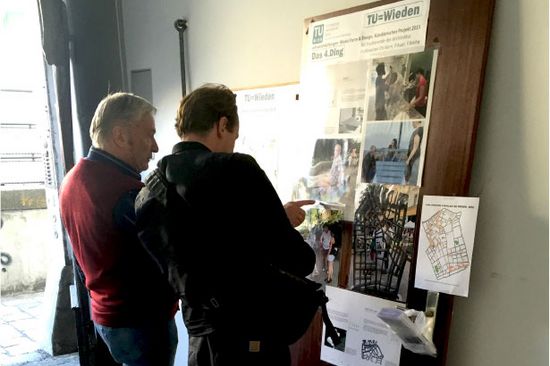 Das 4. Ding – TU und Bewohner_innen gießen Ideen in Beton 