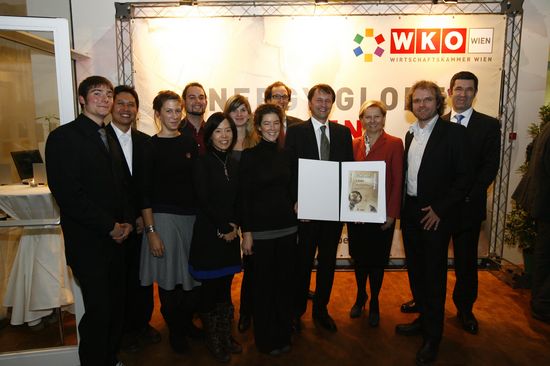 Die glücklichen GewinnerInnen des 3. Platzes beim Energy Globe