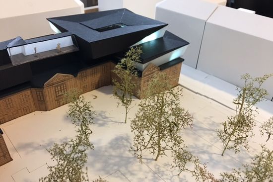 Volkskundemuseum Wien - Museum der Selbsterkenntnis. Entwurf von Eduard Mildenberger, Cosima Gründl, Florian Schwegel, © TU Wien  Volkskundemuseum Wien