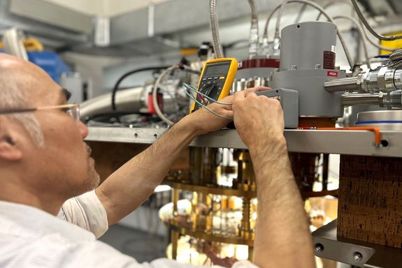 Testing of a new probe.