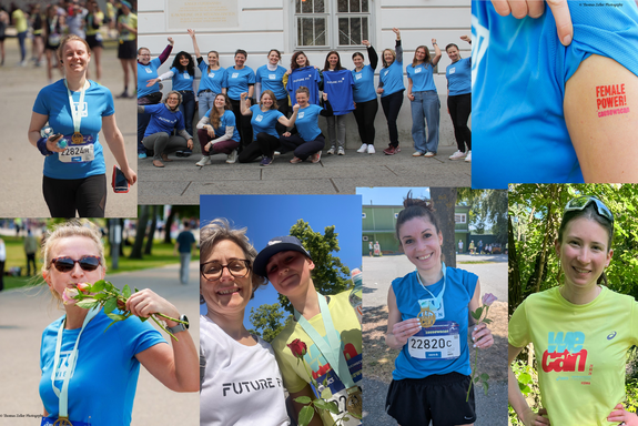 Collage von Teilnehmerinnen des Frauenaufs