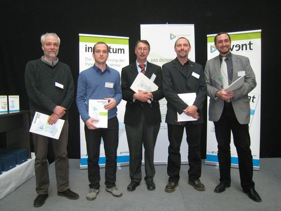 [Translate to English:] Prof. Thilo Fischer, Dr. Christian Gosch, Prof. Karl Stich, Prof. Robert Liska, Prof. Marko Mihovilovic