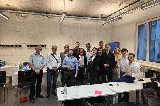 Lehrgangsklasse nach der Präsentation