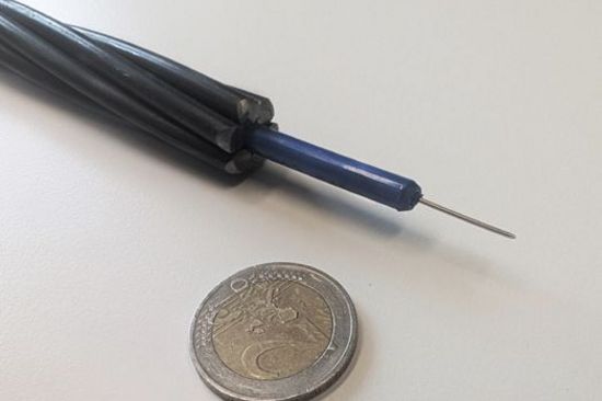 Smart steel strand configuration