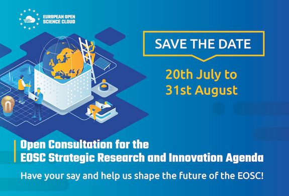 [Translate to English:] Graphic with EOS logo and details about public consultation