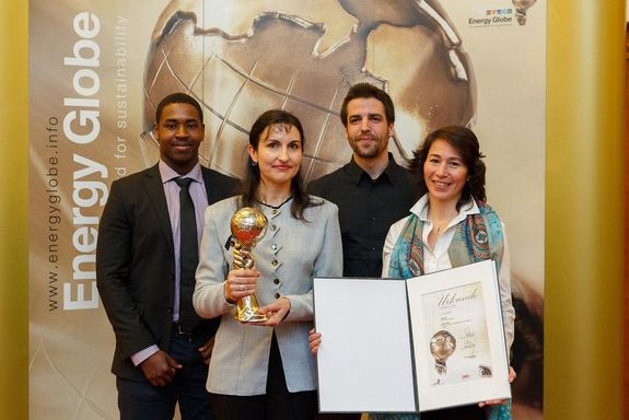 Ugo Uwakwe (Diplomand), Azra Korjenic (Projektleitung), Tudiwer David (Projektassistent und Dissertant) und Maria Penaranda Moren (Dissertantin) [1]