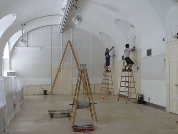Sanierung im Prechtlsaal Sanierung im Prechtlsaal