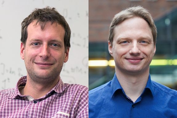 Zwei Bilder nebeneinander, von Andreas Grüneis und 