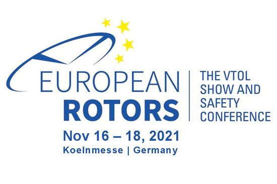 Logo and datue of the European Rotors 2021   