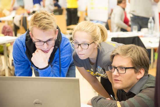 Gruppe von Studierenden