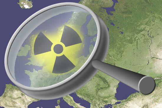 Europas Belastung durch radioaktive Partikel wurde genau unter die Lupe genommen.