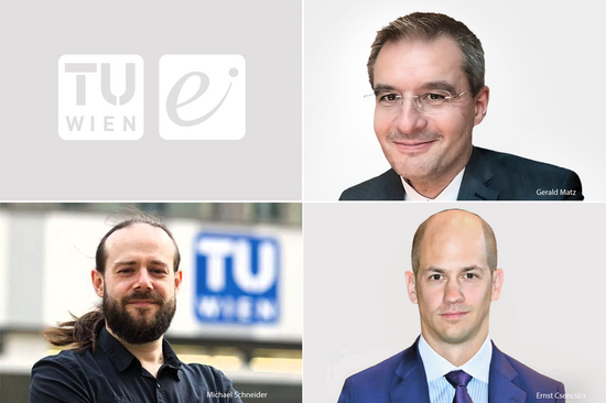 Gerald Matz, Michael Schneider und Ernst Csencsics