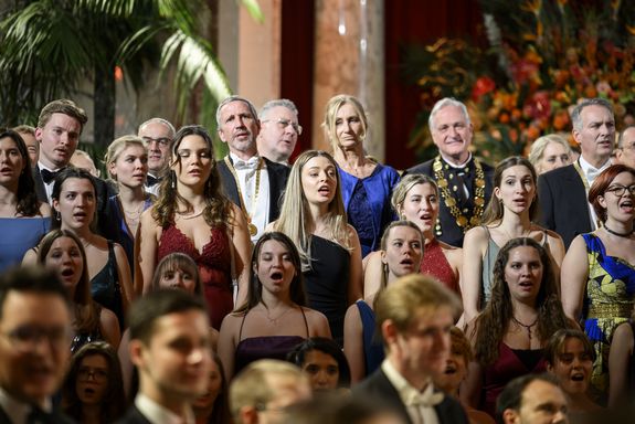 Der TU Wien Chor gestaltet die Balleröffnung musikalisch mit 